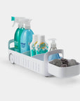 Youcopia RollOut Small Under Sink Caddy White - KITCHEN - Organising Containers - Soko and Co