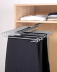 12 Rail Pull Out Wardrobe Pant Rack - WARDROBE - Storage - Soko and Co