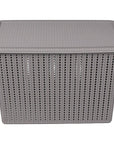 20L Knitted Storage Box Grey - HOME STORAGE - Plastic Boxes - Soko and Co