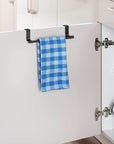 22-35cm Expandable Over Door Tea Towel Rail Matte Black - KITCHEN - Sink - Soko and Co