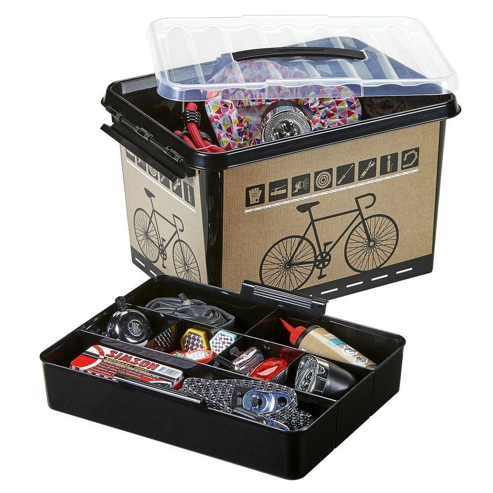 22L Bike Box with Tray - HOME STORAGE - Plastic Boxes - Soko and Co