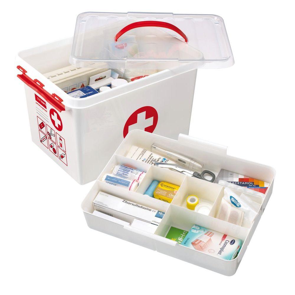 22L First Aid Box with Tray - HOME STORAGE - Plastic Boxes - Soko and Co