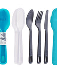 3 Piece Travel Cutlery Set - KITCHEN - Reusable Cutlery - Soko and Co