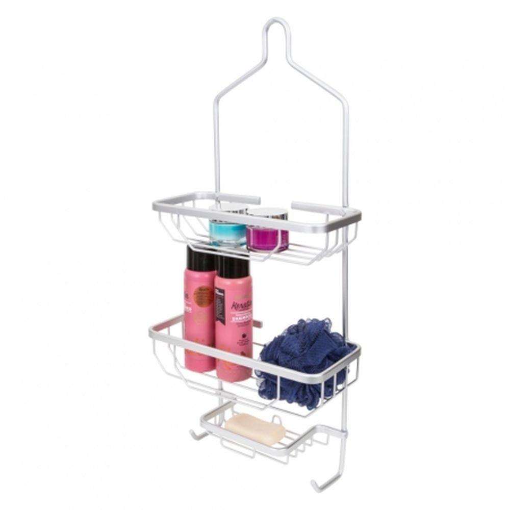 3 Tier Aluminium Shower Caddy with Deep Baskets - BATHROOM - Shower Caddies - Soko and Co