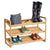 3 Tier Bamboo Shoe Rack - WARDROBE - Shoe Storage - Soko and Co