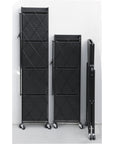 3 Tier Collapsible Shelving Unit Black Metal - HOME STORAGE - Shelves and Cabinets - Soko and Co