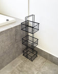 3 Tier Freestanding Shower Caddy Matte Black - BATHROOM - Shower Caddies - Soko and Co