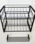 3 Tier Heavy Duty Adjustable Can Rack Matte Black - KITCHEN - Shelves and Racks - Soko and Co