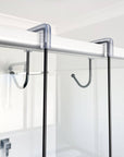 3 Tier Zinc Plated Over Door Shower Caddy Matte Black - BATHROOM - Shower Caddies - Soko and Co