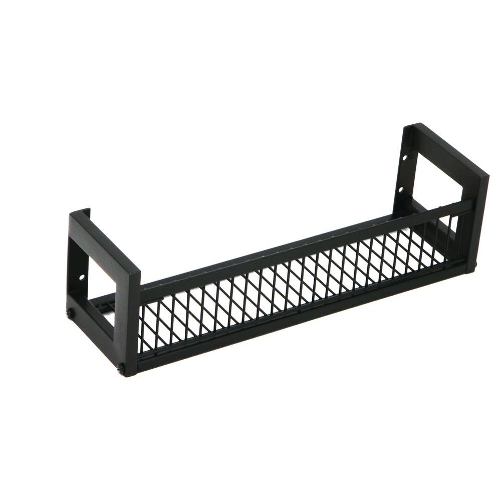 32cm Wall Mounted Spice Rack Matte Black - KITCHEN - Spice Racks - Soko and Co