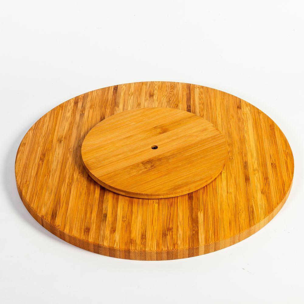 35cm Bamboo Turntable - KITCHEN - Shelves and Racks - Soko and Co