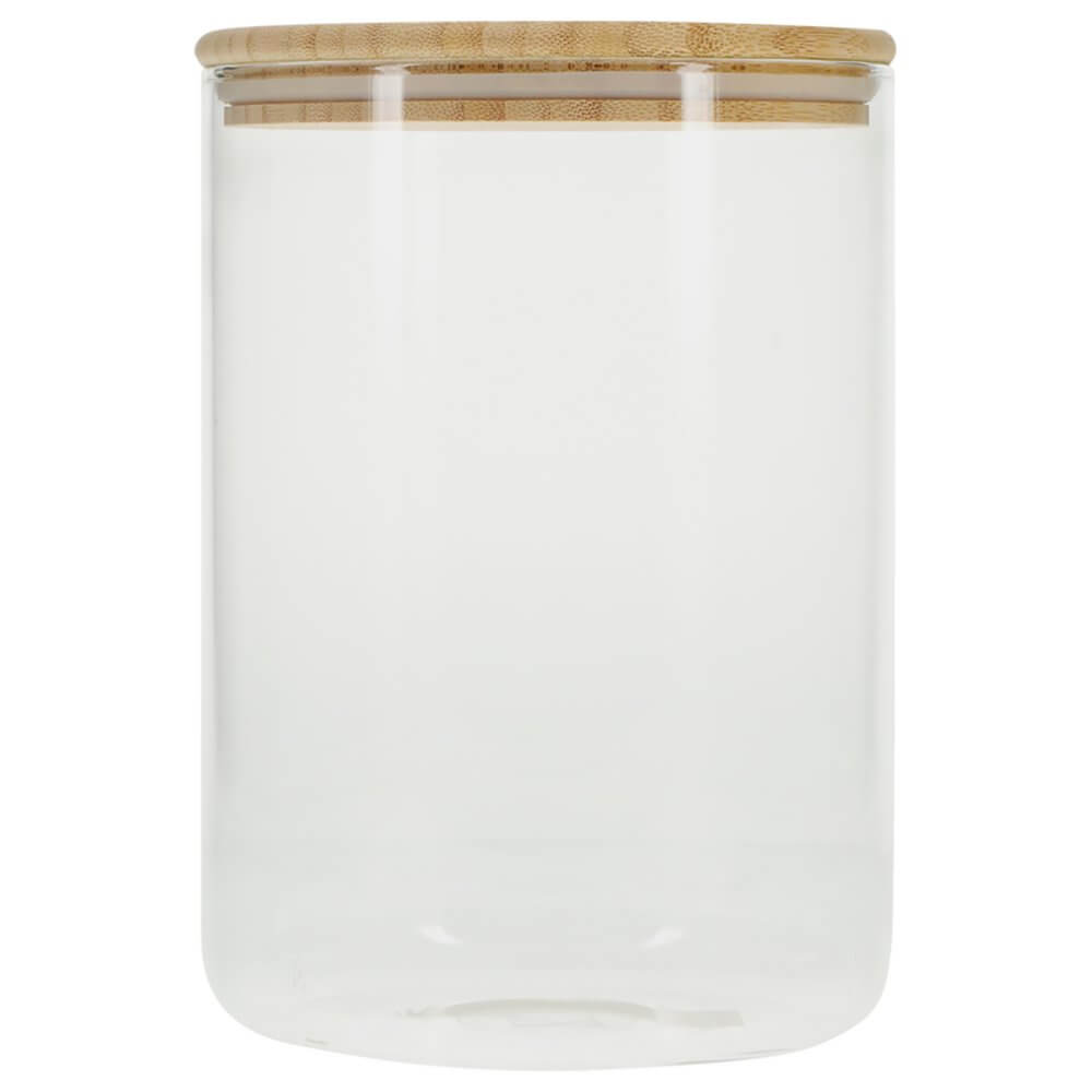 3.5L Round Glass Pantry Container with Bamboo Lid - KITCHEN - Food Containers - Soko and Co