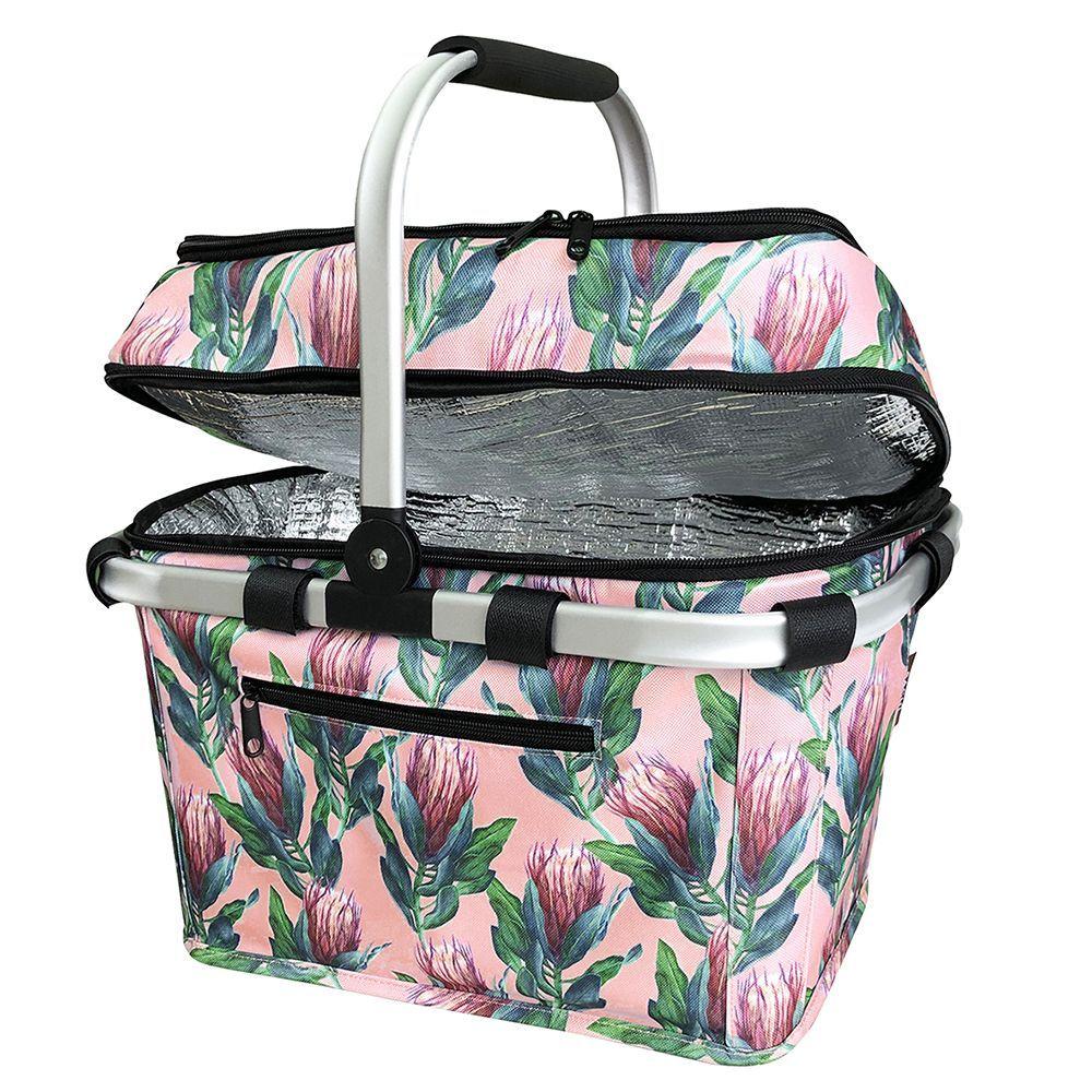 4 Person Insulated Picnic Basket Protea - LIFESTYLE - Picnic - Soko and Co