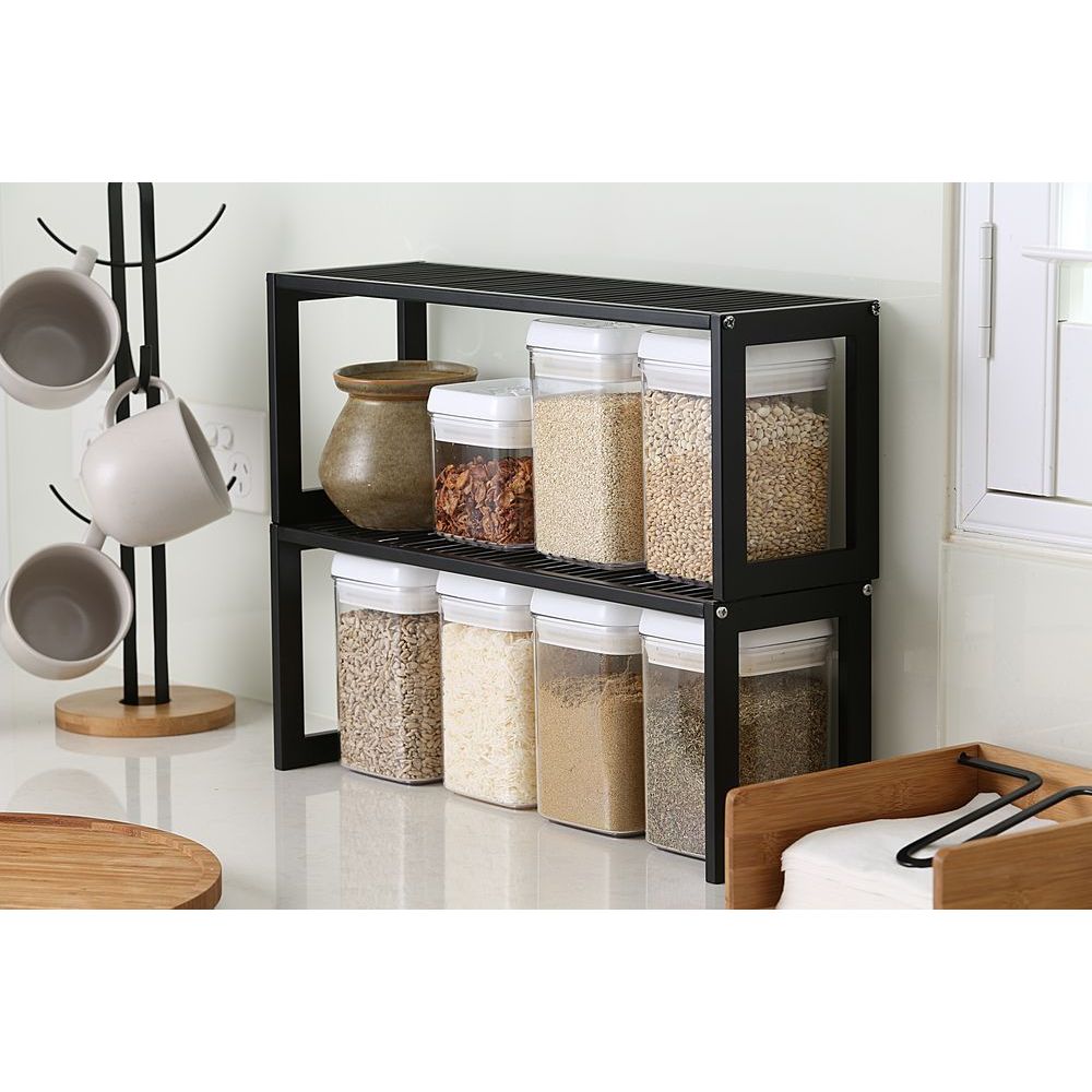 45cm Narrow Pantry Shelf Matte Black - KITCHEN - Shelves and Racks - Soko and Co