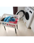 50L Laundry Basket on Legs White - LAUNDRY - Baskets and Trolleys - Soko and Co