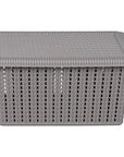 5L Knitted Storage Box Grey - HOME STORAGE - Plastic Boxes - Soko and Co