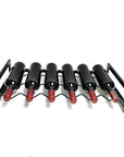 6 Bottle Wide Stackable Wine Rack Matte Black - WINE - Wine Racks - Soko and Co