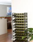 6 Bottle Wide Stackable Wine Rack Matte Black - WINE - Wine Racks - Soko and Co