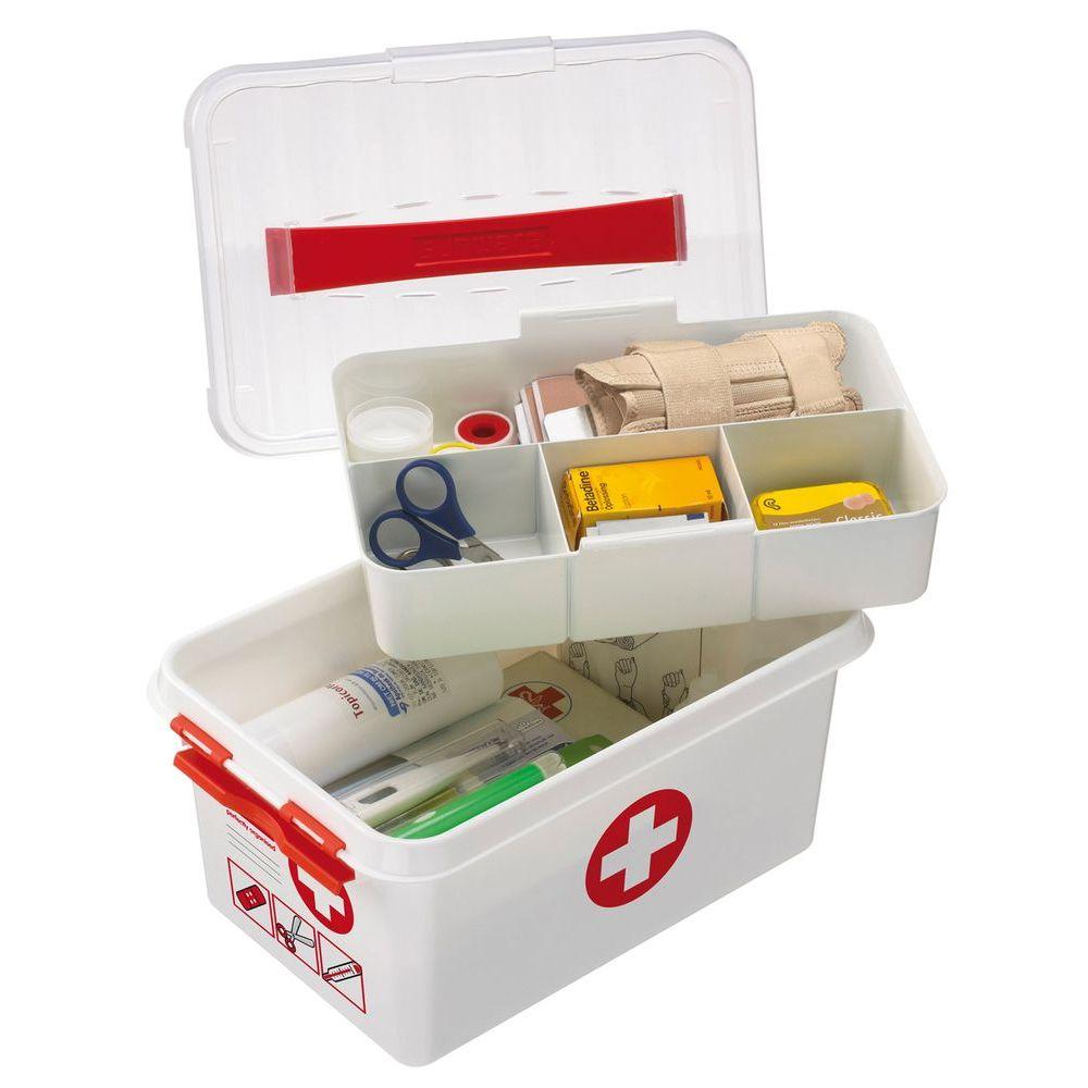 6L First Aid Box with Tray - HOME STORAGE - Plastic Boxes - Soko and Co