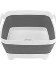 9L Collapsible Square Sink White & Grey - KITCHEN - Sink - Soko and Co