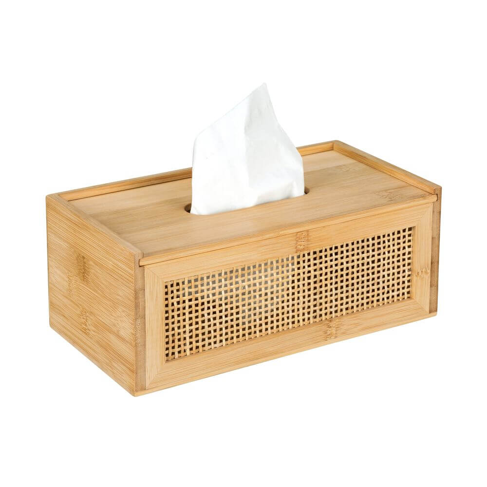 Allegre Bamboo Tissue Box - HOME STORAGE - Tissue Boxes - Soko and Co