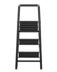 Alu Design 3 Step Compact Step Ladder Black - LAUNDRY - Ladders - Soko and Co