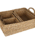 Annie Medium Rectangular Woven Tray - HOME STORAGE - Baskets and Totes - Soko and Co