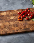 Avoca End Grain Acacia Chopping Board Large - KITCHEN - Bench - Soko and Co