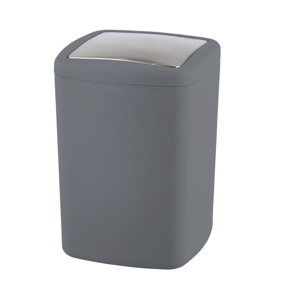 Barcelona 8.5L Rubbish Bin Anthracite - BATHROOM - Bins - Soko and Co