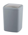 Barcelona 8.5L Rubbish Bin Grey - BATHROOM - Bins - Soko and Co