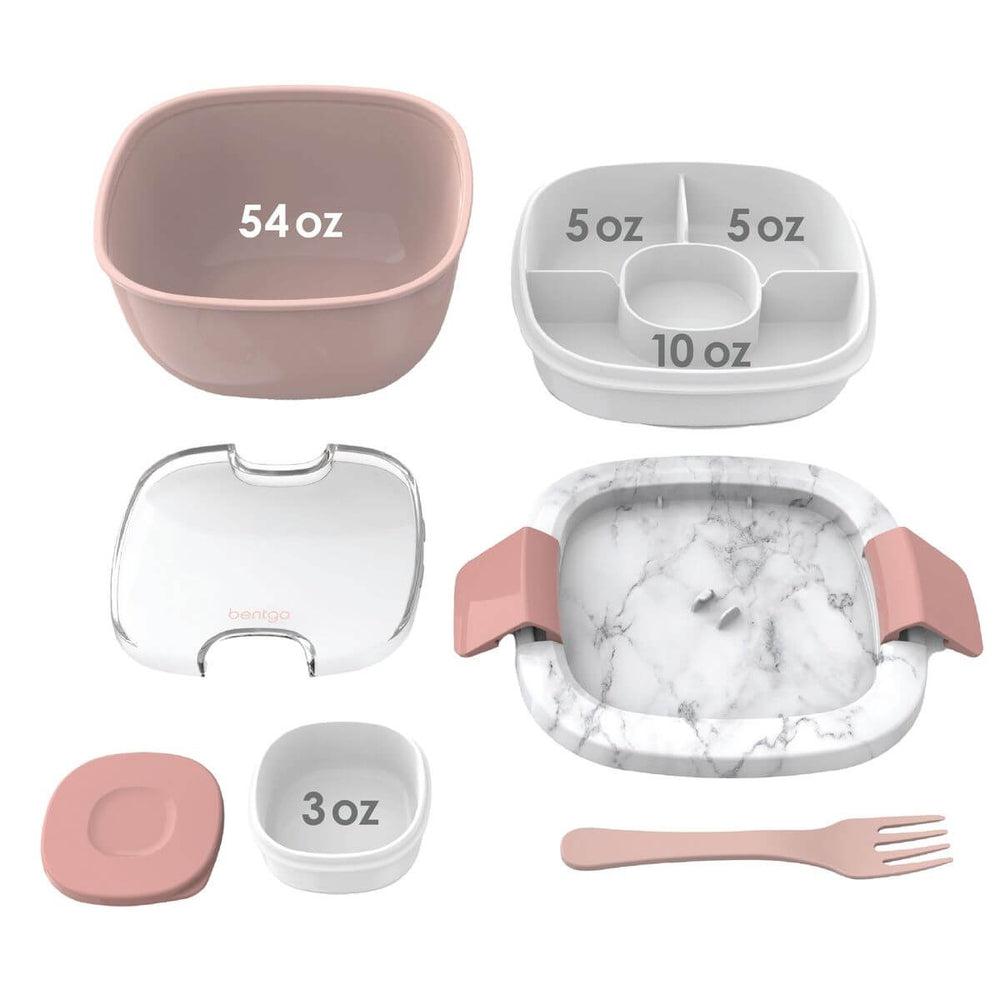 Bentgo Salad Container Blush Marble - LIFESTYLE - Lunch - Soko and Co