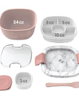 Bentgo Salad Container Blush Marble - LIFESTYLE - Lunch - Soko and Co