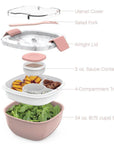 Bentgo Salad Container Blush Marble - LIFESTYLE - Lunch - Soko and Co