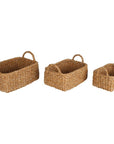 Botany Large Rectangular Seagrass Storage Basket - HOME STORAGE - Baskets and Totes - Soko and Co