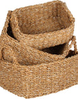 Botany Large Rectangular Seagrass Storage Basket - HOME STORAGE - Baskets and Totes - Soko and Co