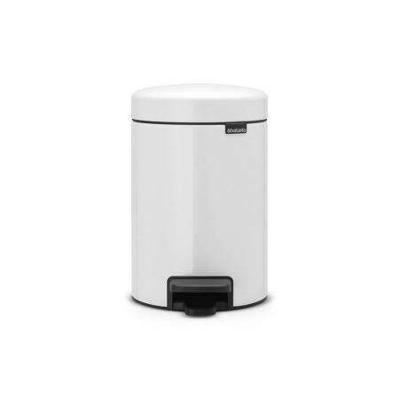 Brabantia 3L newICON Pedal Bin White - BATHROOM - Bins - Soko and Co