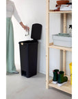 Brabantia 40L StepUp Pedal Kitchen Rubbish Bin Dark Grey - KITCHEN - Bins - Soko and Co