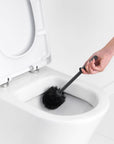 Brabantia Deluxe Toilet Brush Matte Black - BATHROOM - Toilet Brushes - Soko and Co