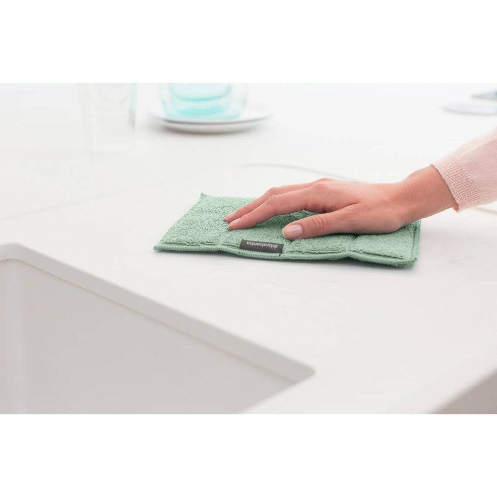 Brabantia Microfibre Dish Cloths 3 Pack Jade Green - KITCHEN - Sink - Soko and Co