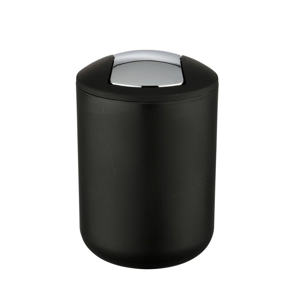 Brasil 2L Rubbish Bin Black - BATHROOM - Bins - Soko and Co