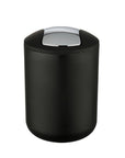 Brasil 2L Rubbish Bin Black - BATHROOM - Bins - Soko and Co