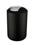 Brasil 6L Rubbish Bin Black - BATHROOM - Bins - Soko and Co