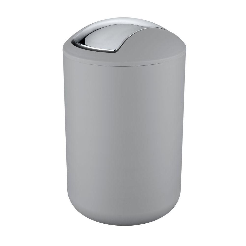 Brasil 6L Rubbish Bin Grey - BATHROOM - Bins - Soko and Co