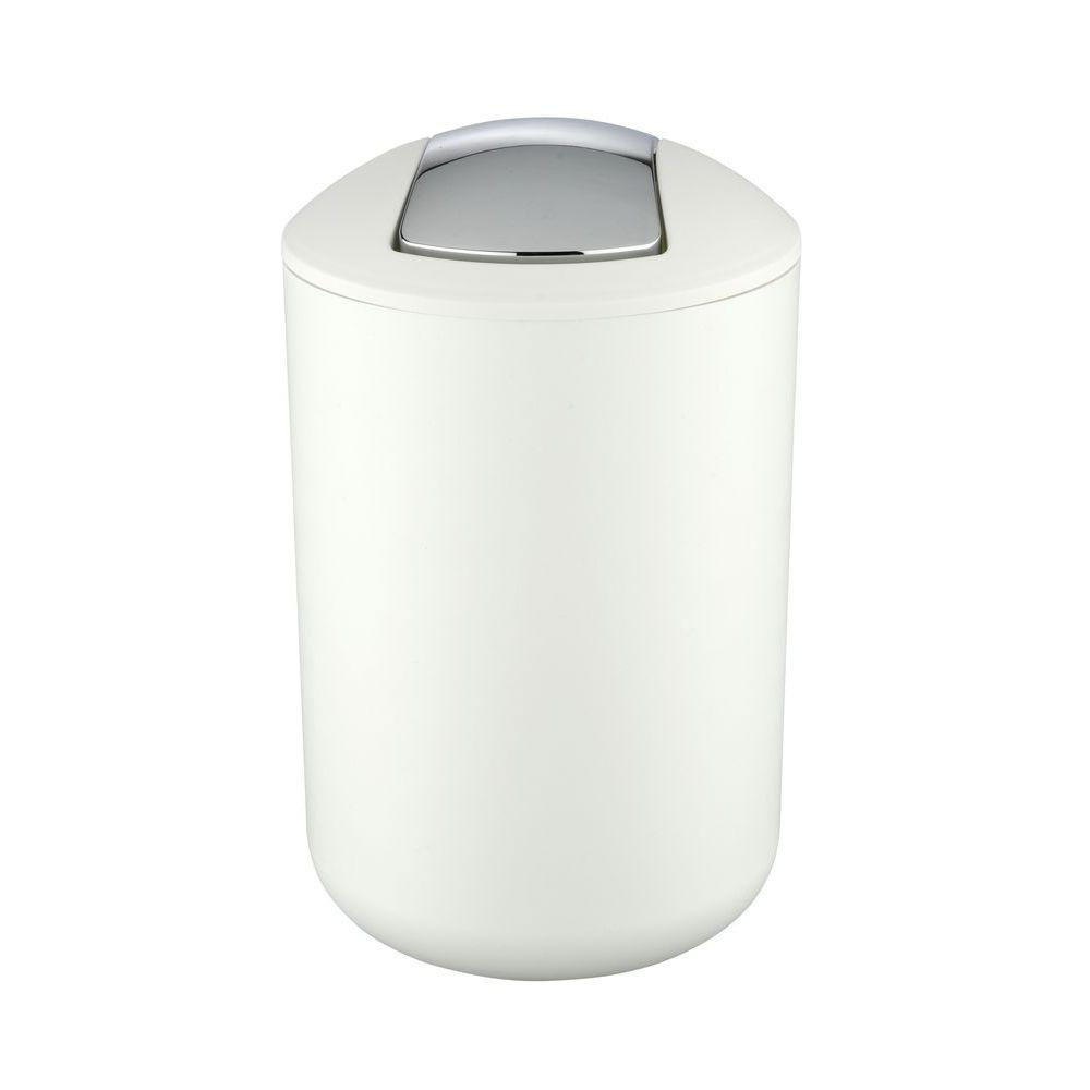 Brasil 6L Rubbish Bin White - BATHROOM - Bins - Soko and Co