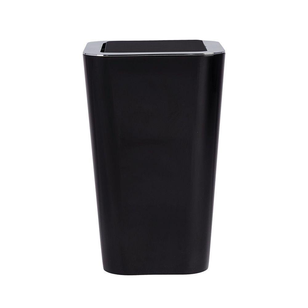 Candy 6L Rubbish Bin Black - BATHROOM - Bins - Soko and Co