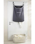 Canguro 65L Over Door Laundry Hamper Dark Grey - LAUNDRY - Hampers - Soko and Co