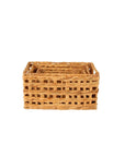 Cressida Large Rectangular Water Hyacinth Storage Basket - HOME STORAGE - Baskets and Totes - Soko and Co