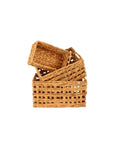 Cressida Large Rectangular Water Hyacinth Storage Basket - HOME STORAGE - Baskets and Totes - Soko and Co