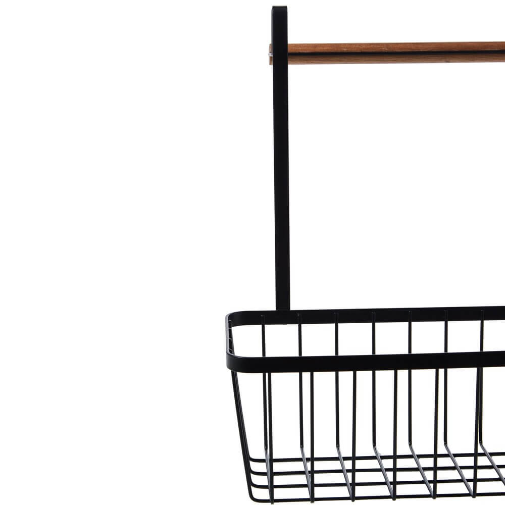 Davis & Waddell Over Door Storage Basket Black - KITCHEN - Sink - Soko and Co