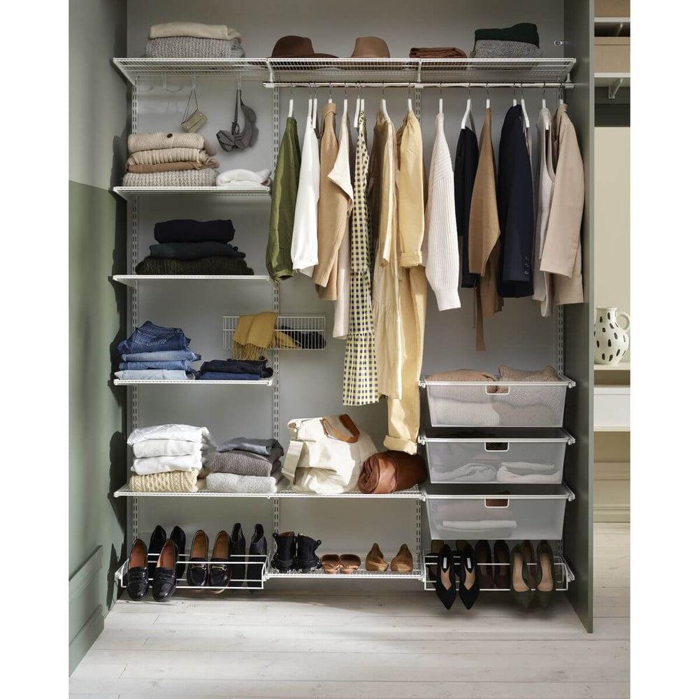 Elfa Deluxe Wardrobe Storage Solution W: 180 White - ELFA - Ready Made Solutions - Soko and Co